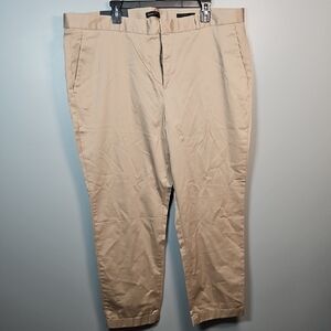 Banana Republic Women's Avery Mid Rise Tan Trousers Dress Pants Tall